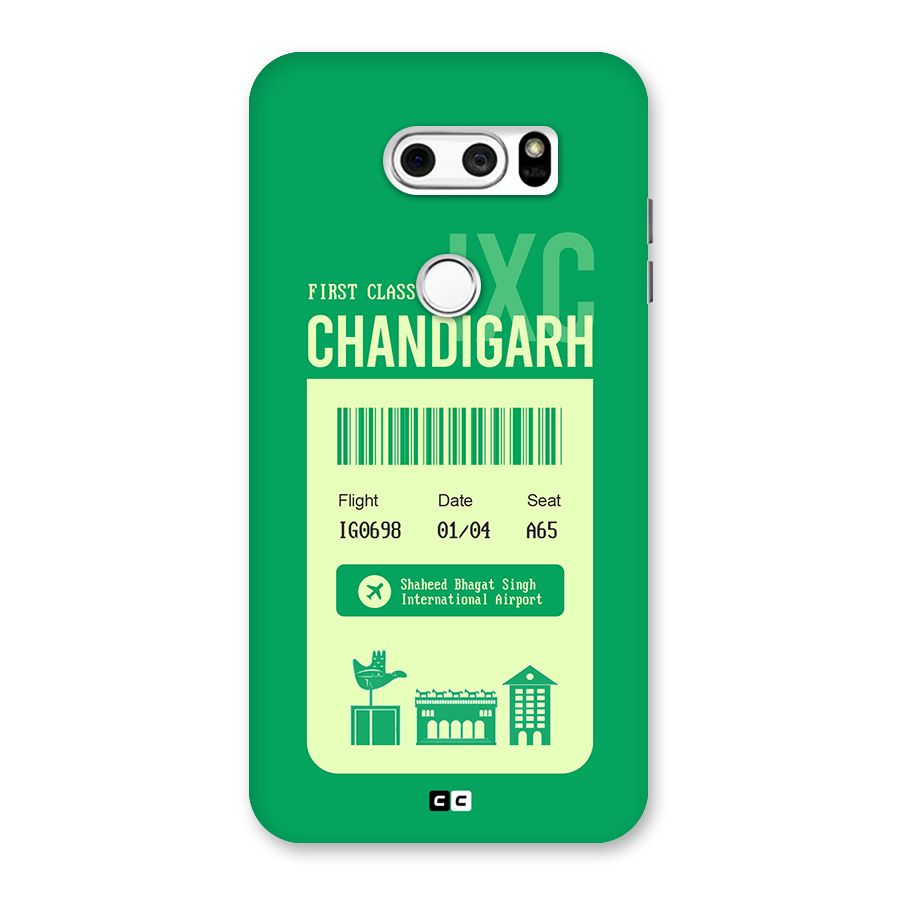 Chandigarh Boarding Pass Back Case for LG V30