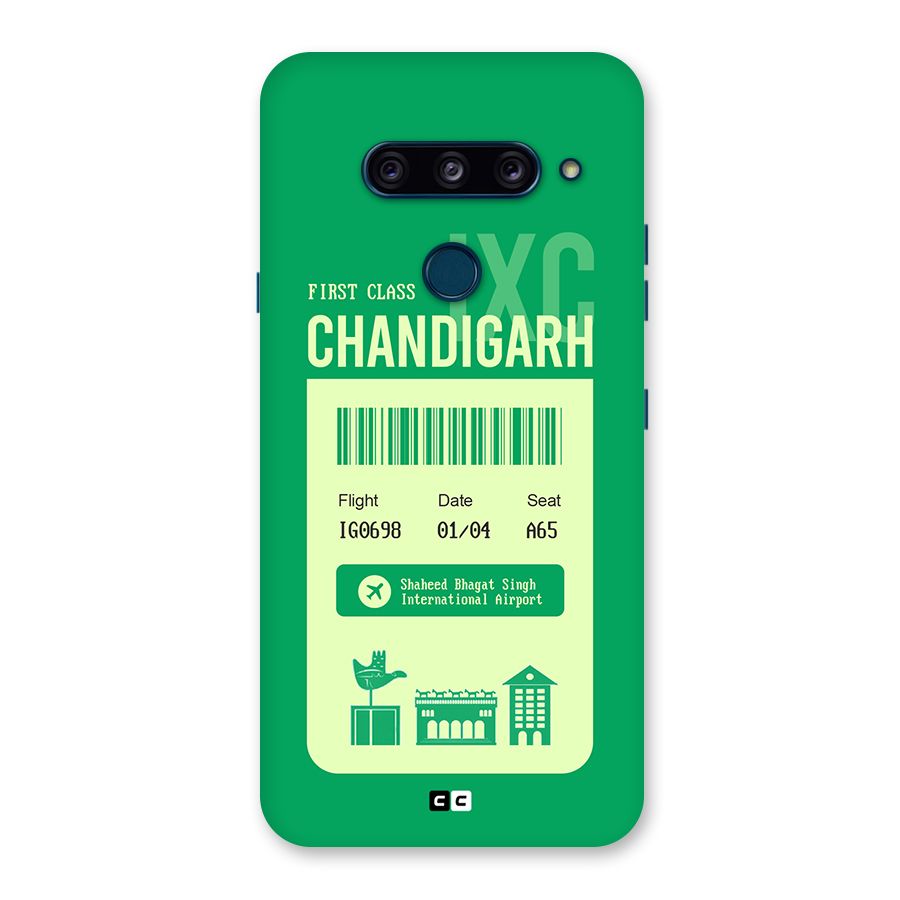 Chandigarh Boarding Pass Back Case for LG  V40 ThinQ