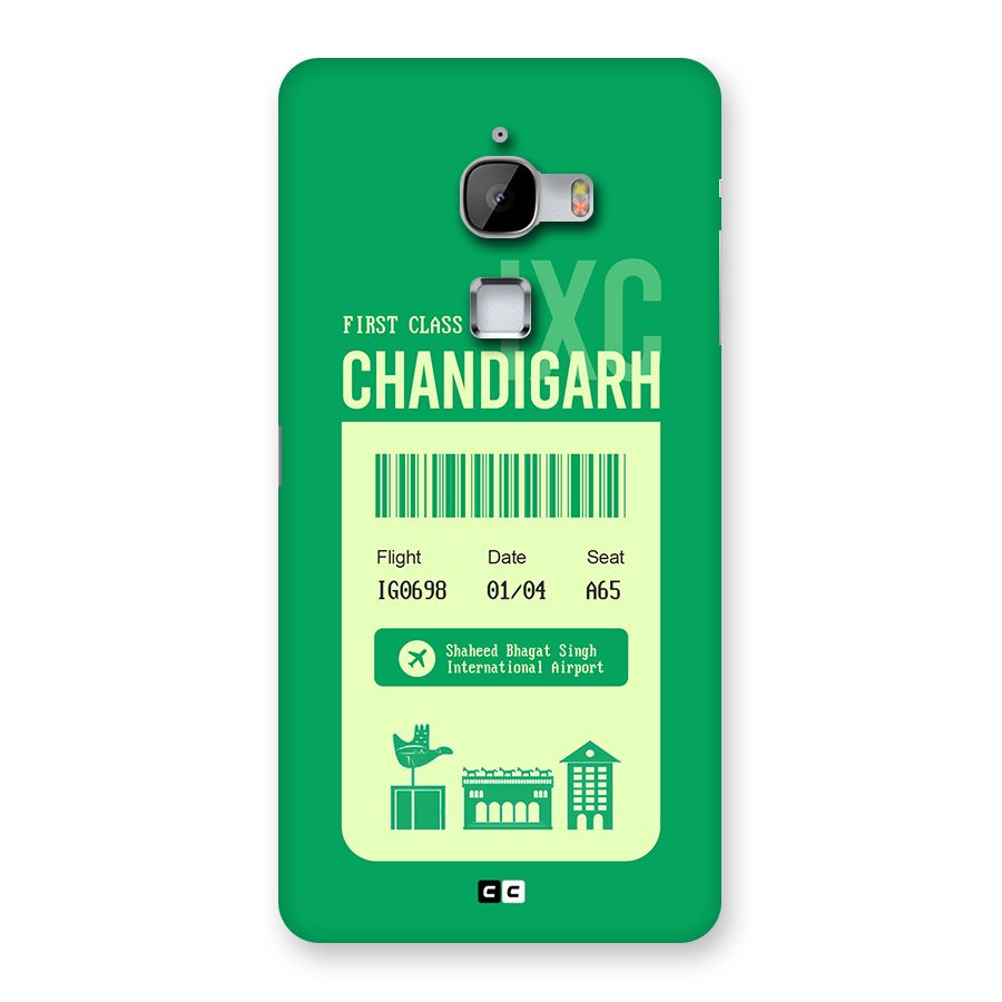 Chandigarh Boarding Pass Back Case for LeTV Le Max