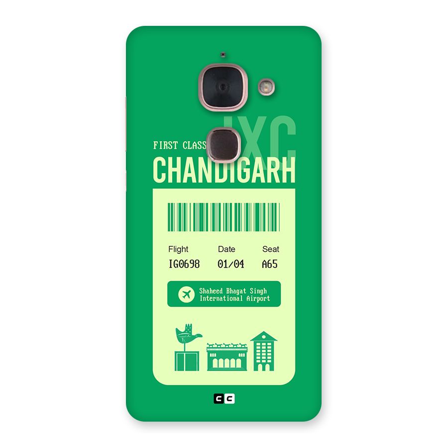 Chandigarh Boarding Pass Back Case for Le Max 2