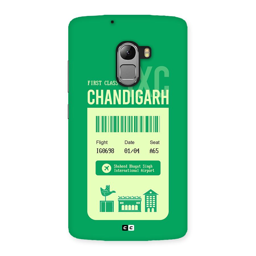 Chandigarh Boarding Pass Back Case for Lenovo K4 Note