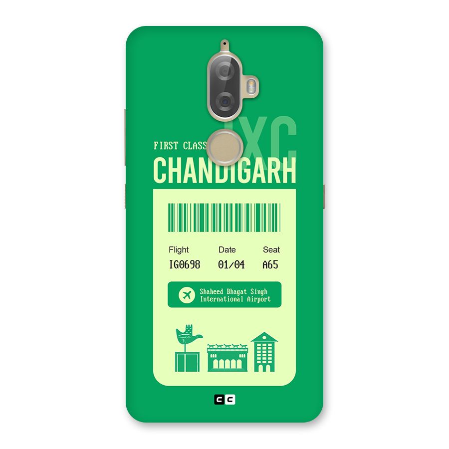 Chandigarh Boarding Pass Back Case for Lenovo K8 Plus