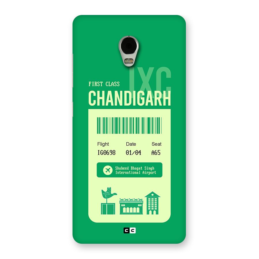 Chandigarh Boarding Pass Back Case for Lenovo Vibe P1