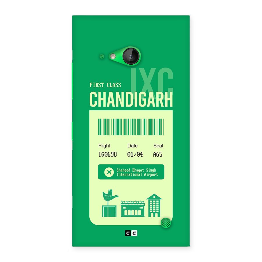 Chandigarh Boarding Pass Back Case for Lumia 730