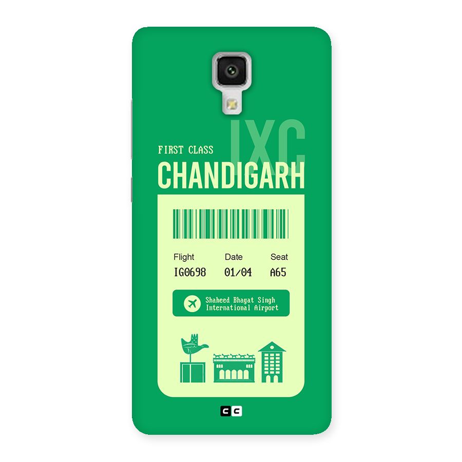 Chandigarh Boarding Pass Back Case for Mi4