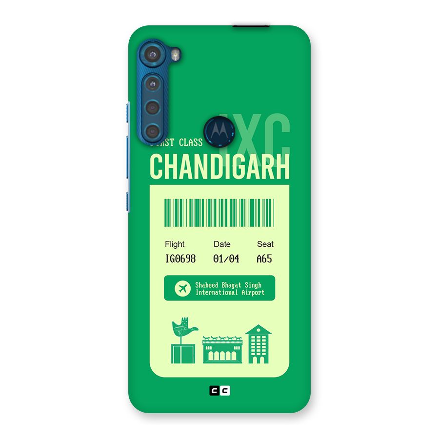 Chandigarh Boarding Pass Back Case for Motorola One Fusion Plus