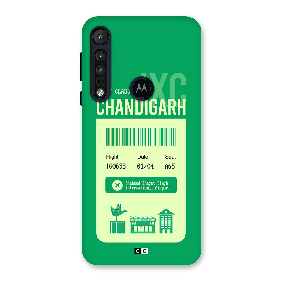 Chandigarh Boarding Pass Back Case for Motorola One Macro