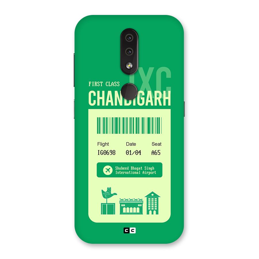 Chandigarh Boarding Pass Back Case for Nokia 4.2
