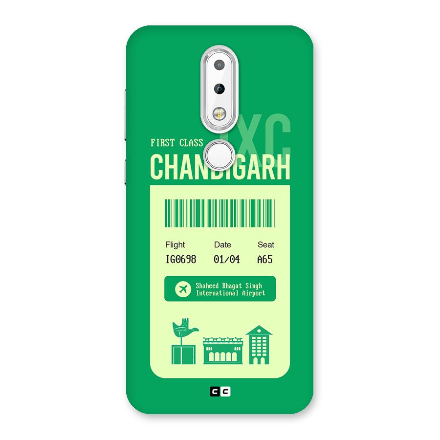 Chandigarh Boarding Pass Back Case for Nokia 6.1 Plus