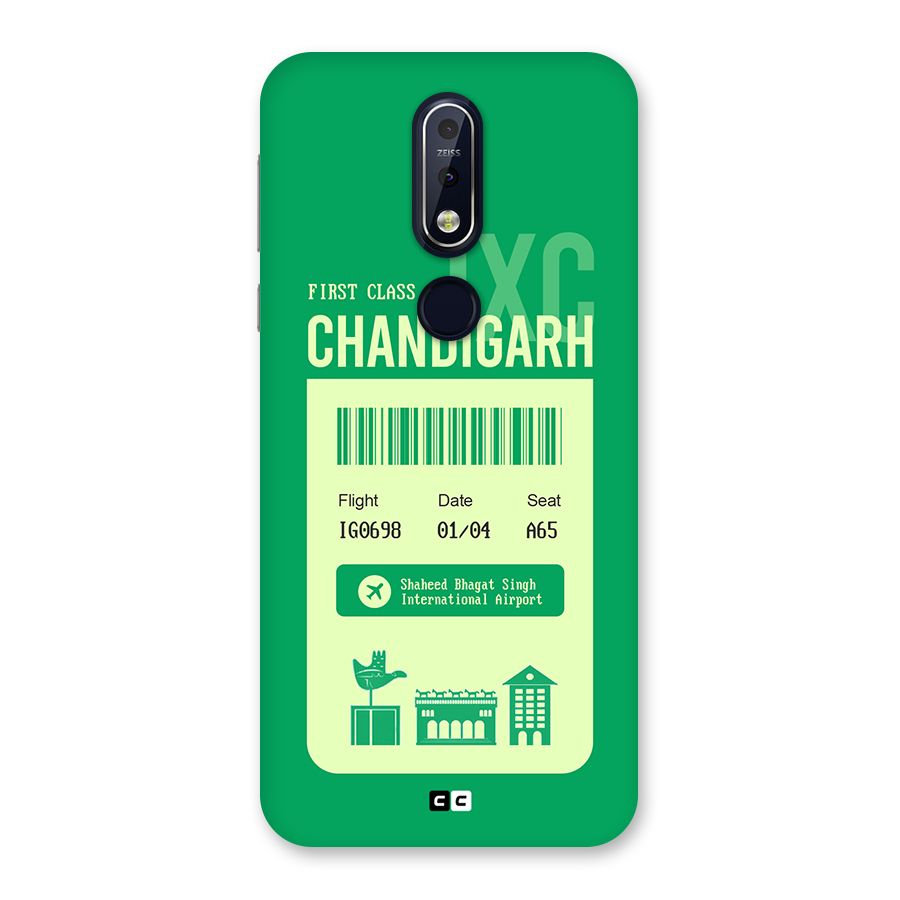 Chandigarh Boarding Pass Back Case for Nokia 7.1