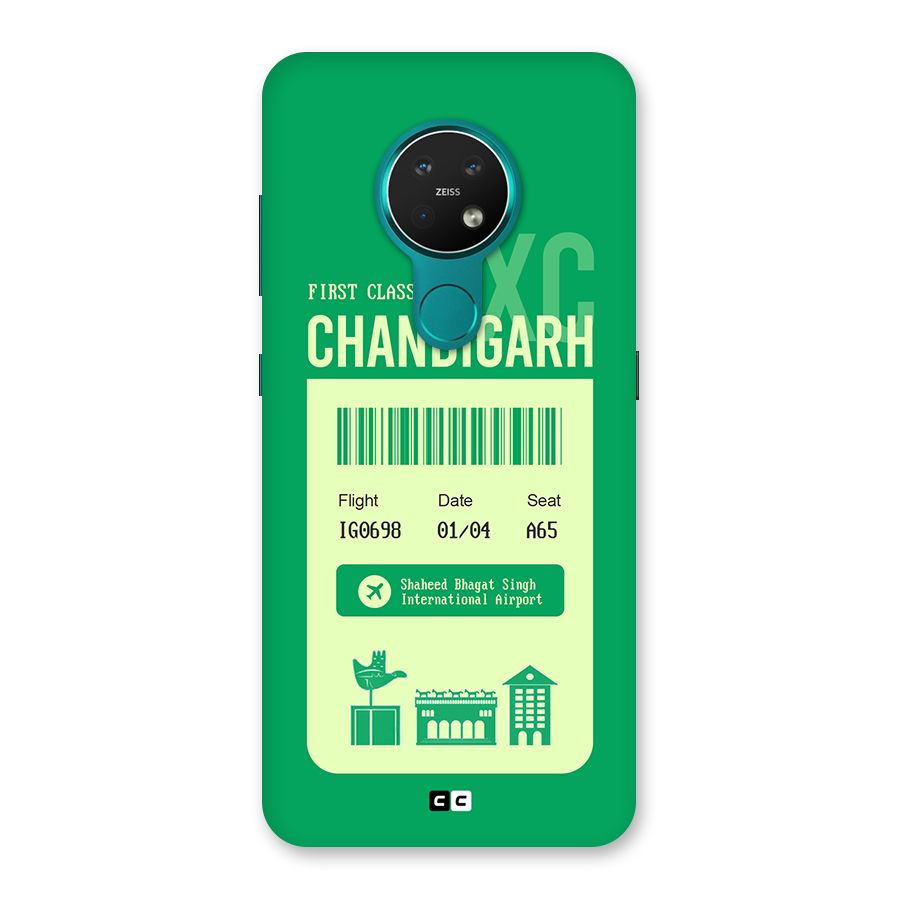 Chandigarh Boarding Pass Back Case for Nokia 7.2