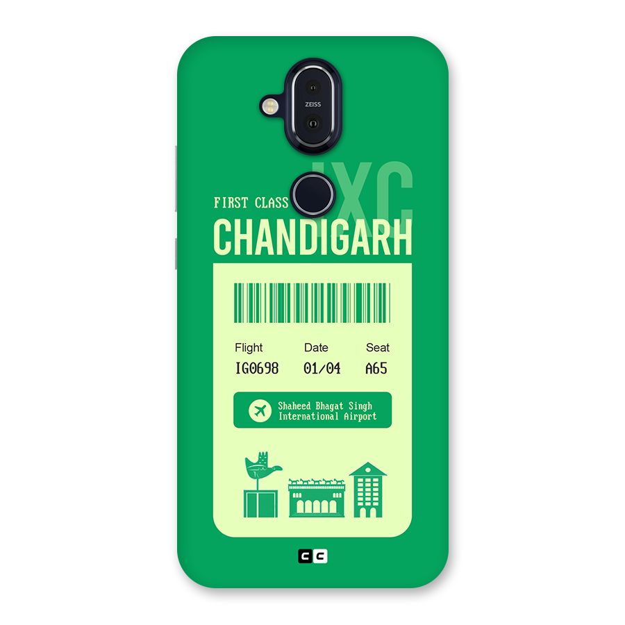 Chandigarh Boarding Pass Back Case for Nokia 8.1