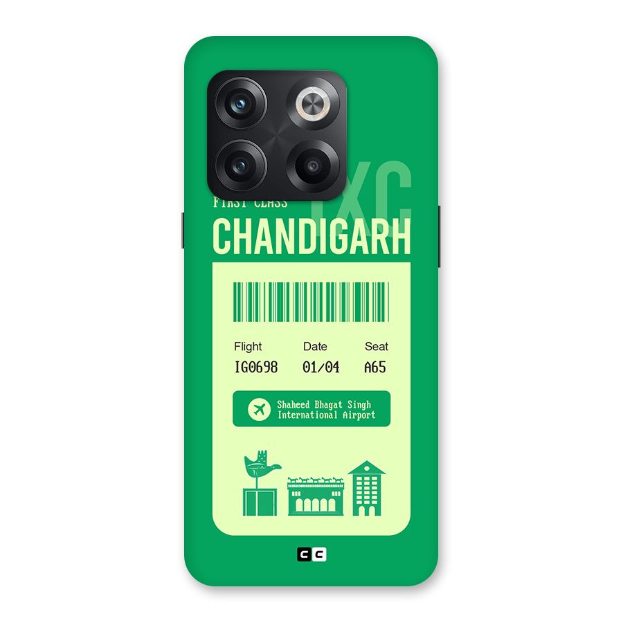 Chandigarh Boarding Pass Back Case for OnePlus 10T