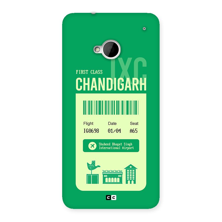 Chandigarh Boarding Pass Back Case for One M7 (Single Sim)