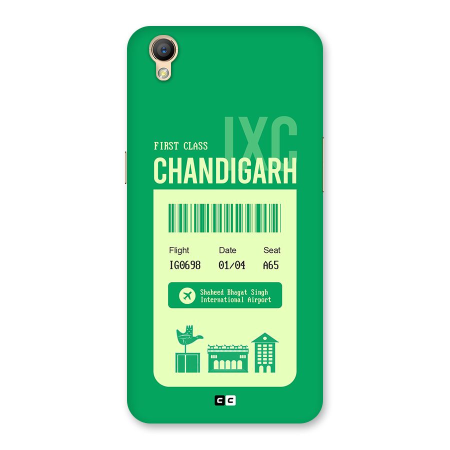 Chandigarh Boarding Pass Back Case for Oppo A37