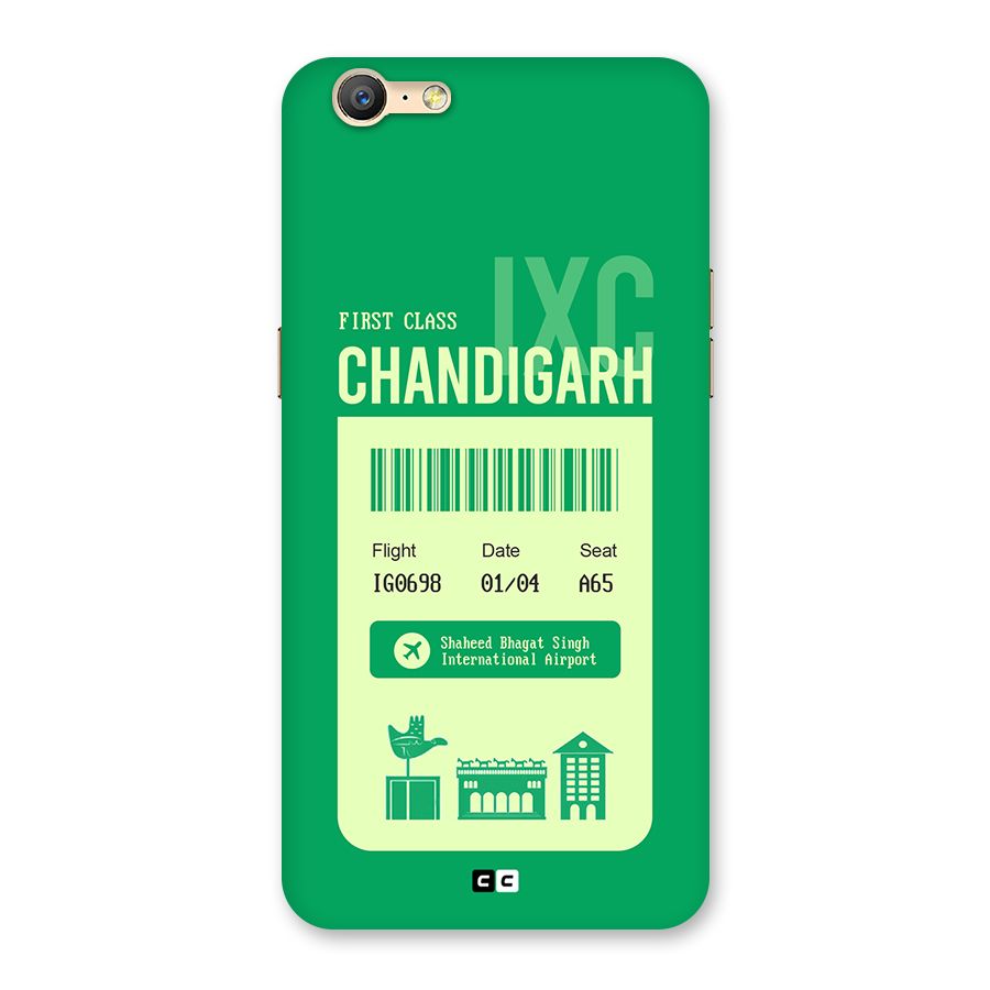 Chandigarh Boarding Pass Back Case for Oppo A39