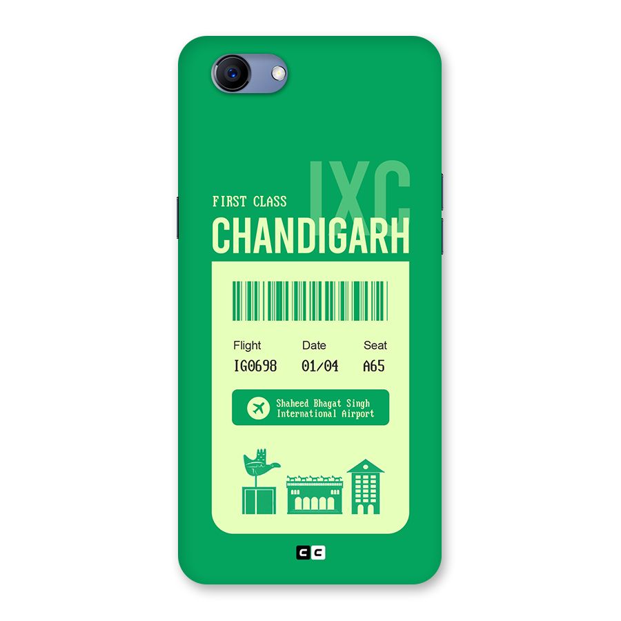 Chandigarh Boarding Pass Back Case for Realme 1
