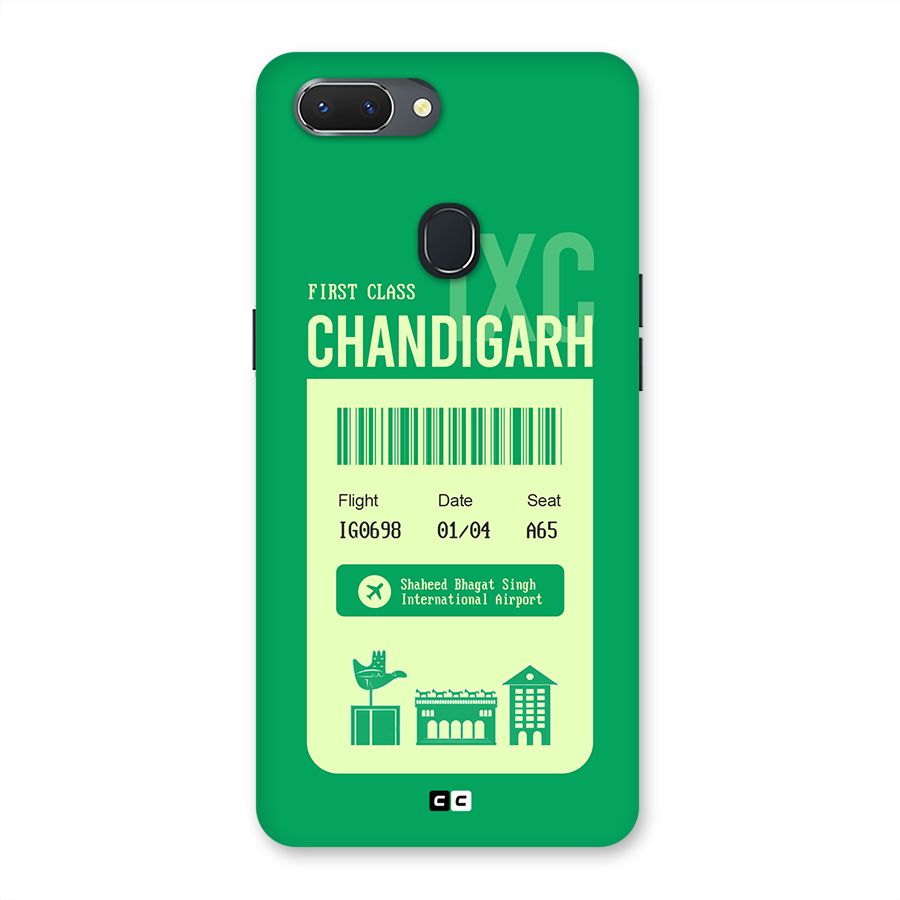 Chandigarh Boarding Pass Back Case for Realme 2