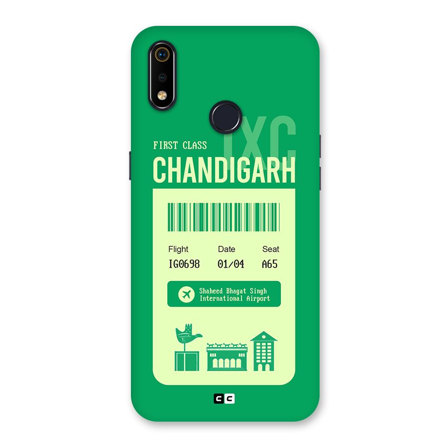 Chandigarh Boarding Pass Back Case for Realme 3i