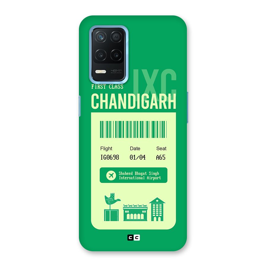 Chandigarh Boarding Pass Back Case for Realme 8s 5G