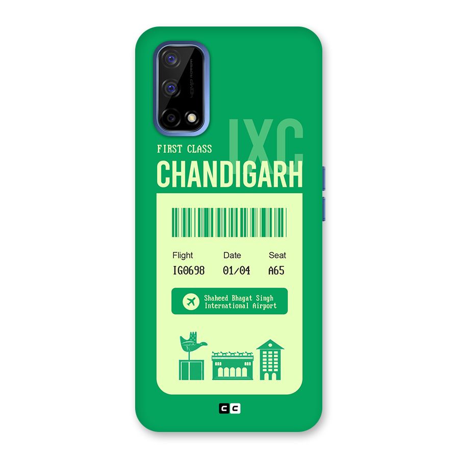Chandigarh Boarding Pass Back Case for Realme Narzo 30 Pro