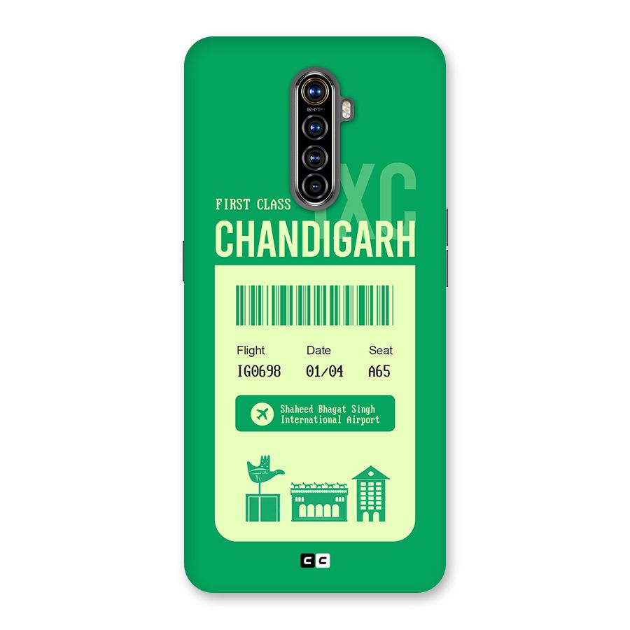 Chandigarh Boarding Pass Back Case for Realme X2 Pro