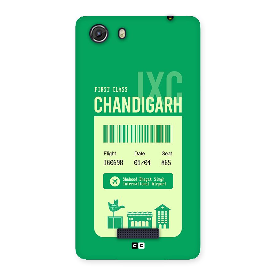 Chandigarh Boarding Pass Back Case for Unite 3