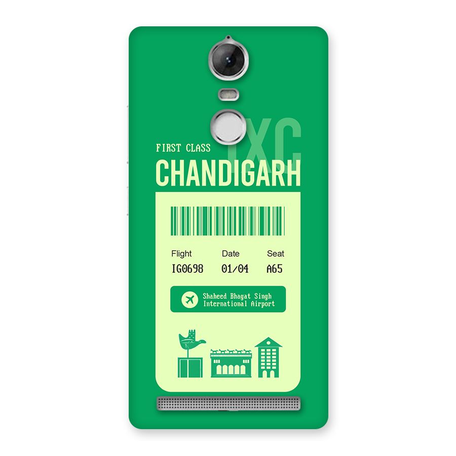 Chandigarh Boarding Pass Back Case for Vibe K5 Note