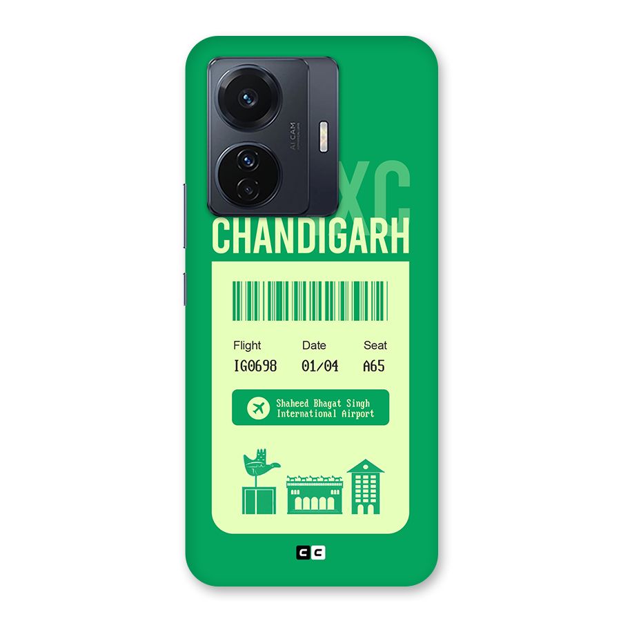 Chandigarh Boarding Pass Back Case for Vivo T1 Pro