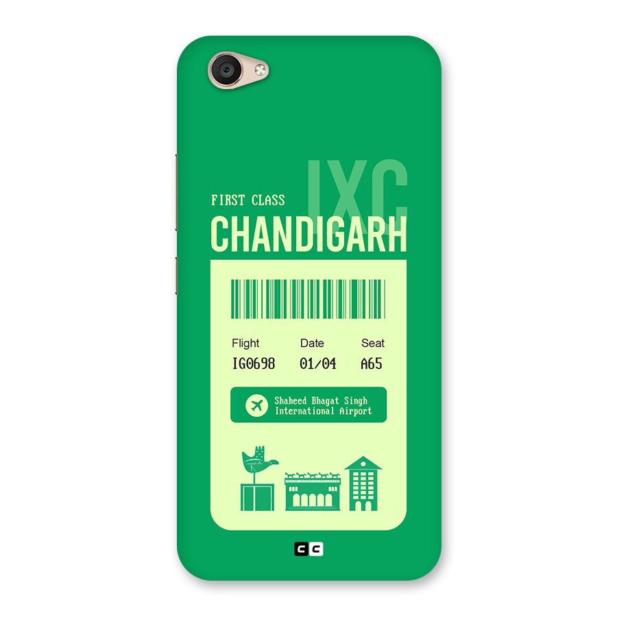 Chandigarh Boarding Pass Back Case for Vivo V5 Plus