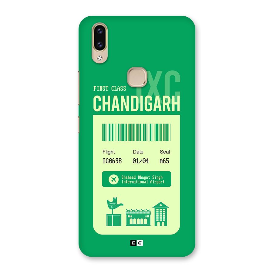 Chandigarh Boarding Pass Back Case for Vivo V9 Youth