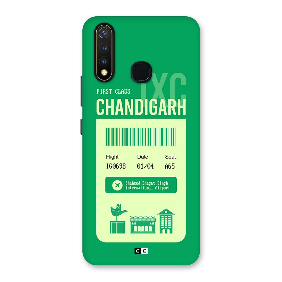 Chandigarh Boarding Pass Back Case for Vivo Y19