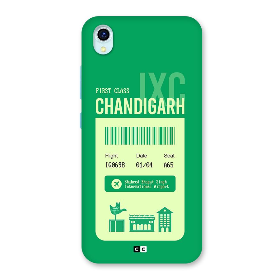 Chandigarh Boarding Pass Back Case for Vivo Y1s