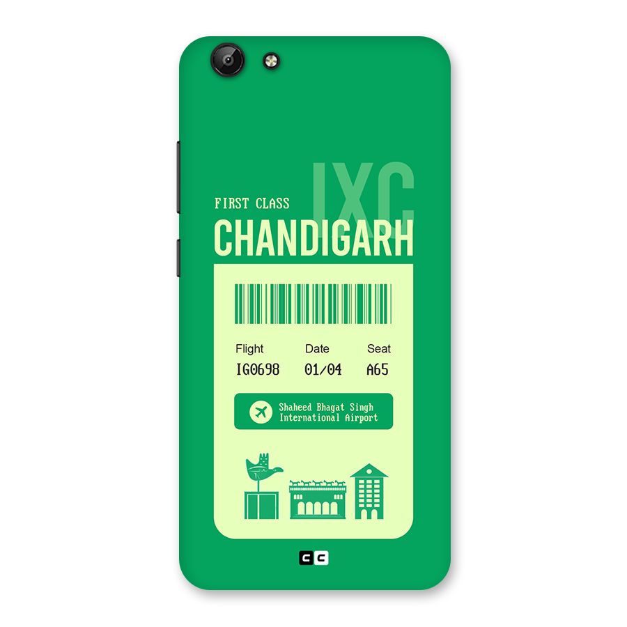Chandigarh Boarding Pass Back Case for Vivo Y69