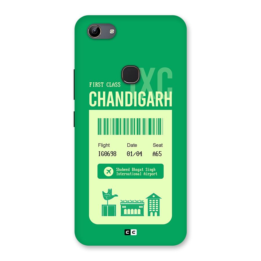 Chandigarh Boarding Pass Back Case for Vivo Y81