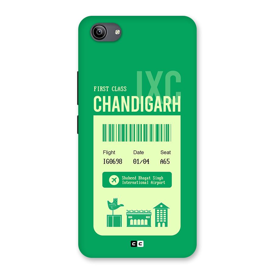 Chandigarh Boarding Pass Back Case for Vivo Y81i