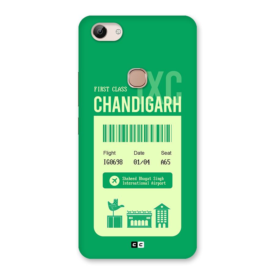 Chandigarh Boarding Pass Back Case for Vivo Y83