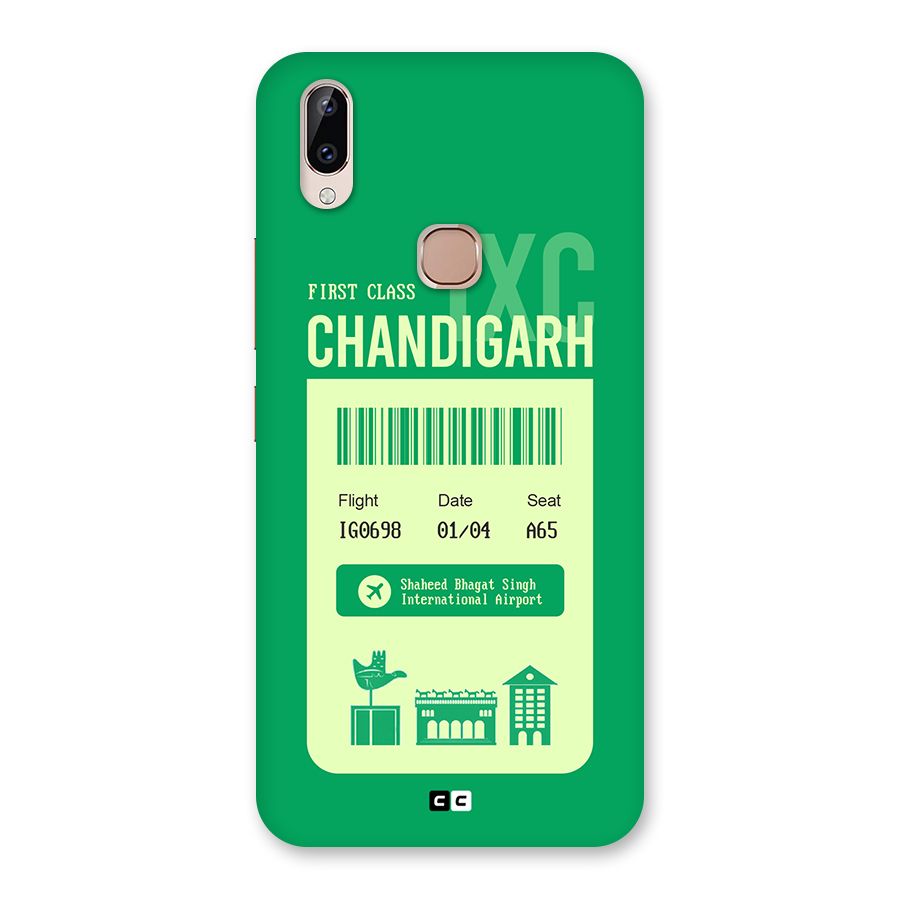 Chandigarh Boarding Pass Back Case for Vivo Y83 Pro