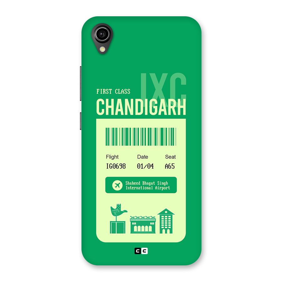 Chandigarh Boarding Pass Back Case for Vivo Y90
