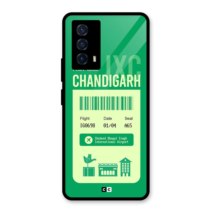 Chandigarh Boarding Pass Back Case for Vivo iQOO Z5