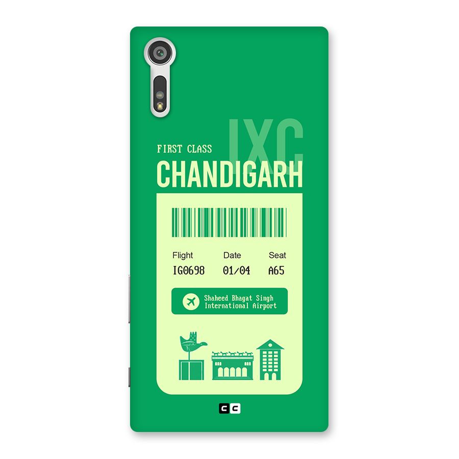 Chandigarh Boarding Pass Back Case for Xperia XZ