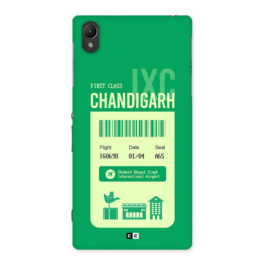 Chandigarh Boarding Pass Back Case for Xperia Z1