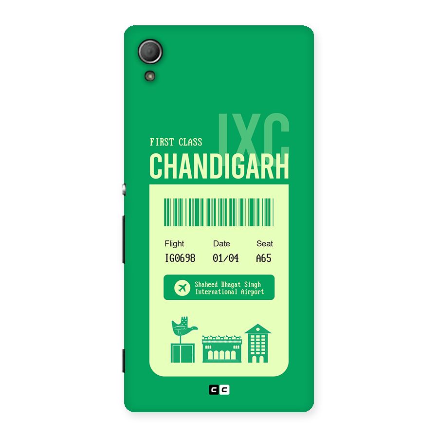 Chandigarh Boarding Pass Back Case for Xperia Z3 Plus