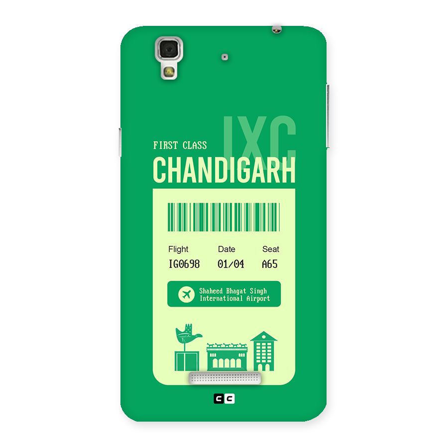 Chandigarh Boarding Pass Back Case for YU Yureka Plus