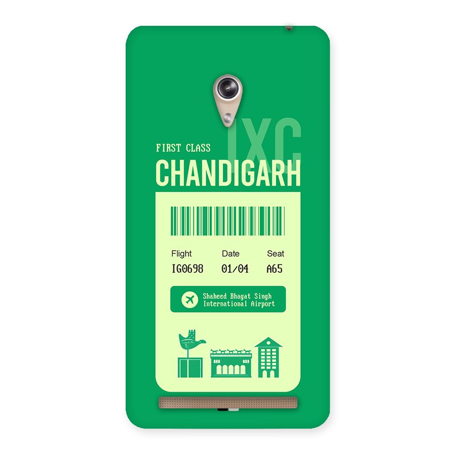 Chandigarh Boarding Pass Back Case for Zenfone 6