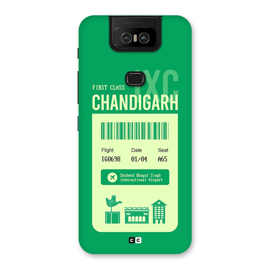 Chandigarh Boarding Pass Back Case for Zenfone 6z