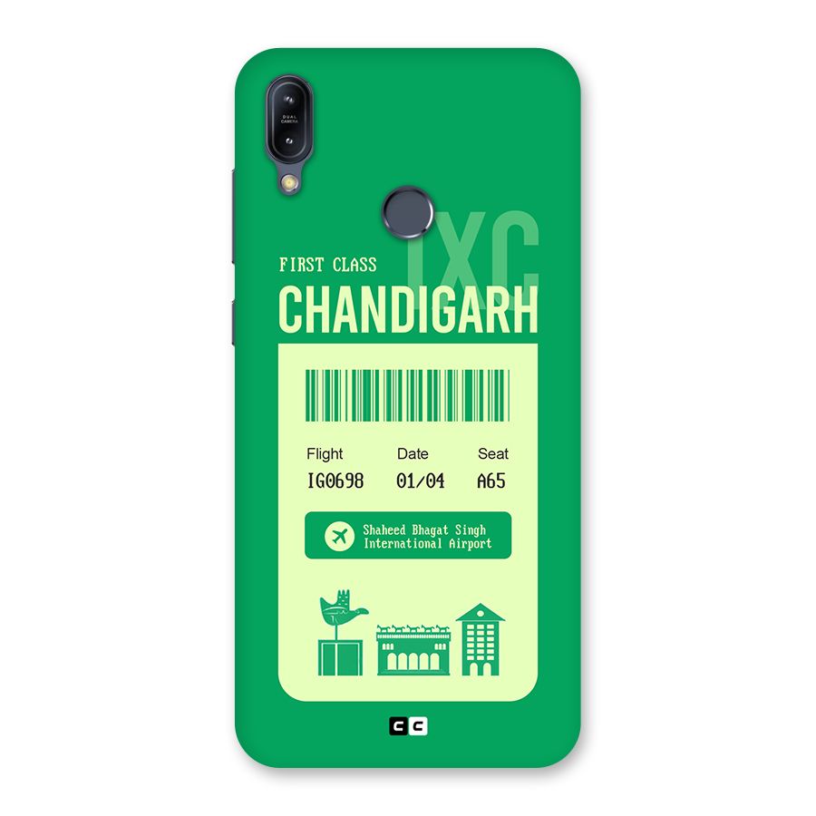Chandigarh Boarding Pass Back Case for Zenfone Max M2