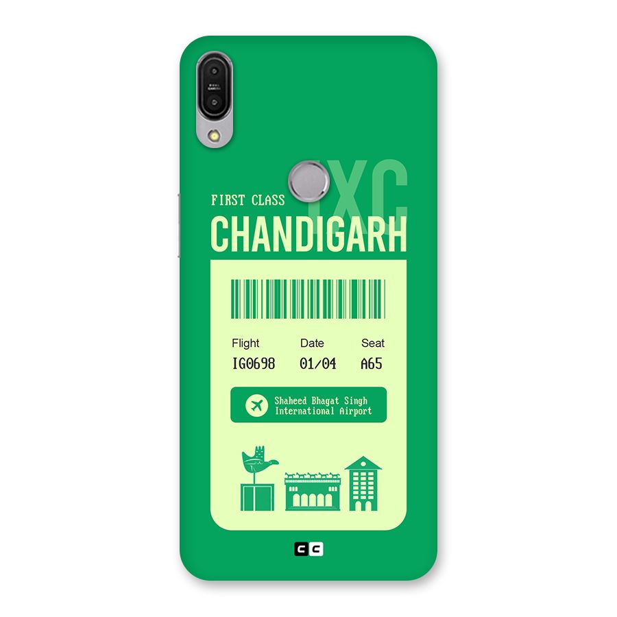 Chandigarh Boarding Pass Back Case for Zenfone Max Pro M1