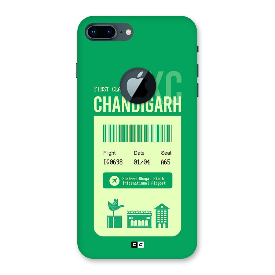 Chandigarh Boarding Pass Back Case for iPhone 7 Plus Logo Cut