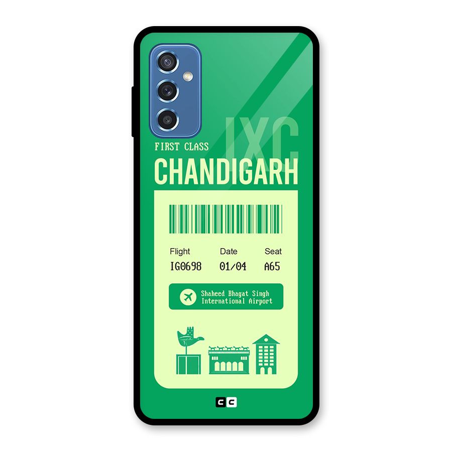 Chandigarh Boarding Pass Glass Back Case for Galaxy M52 5G